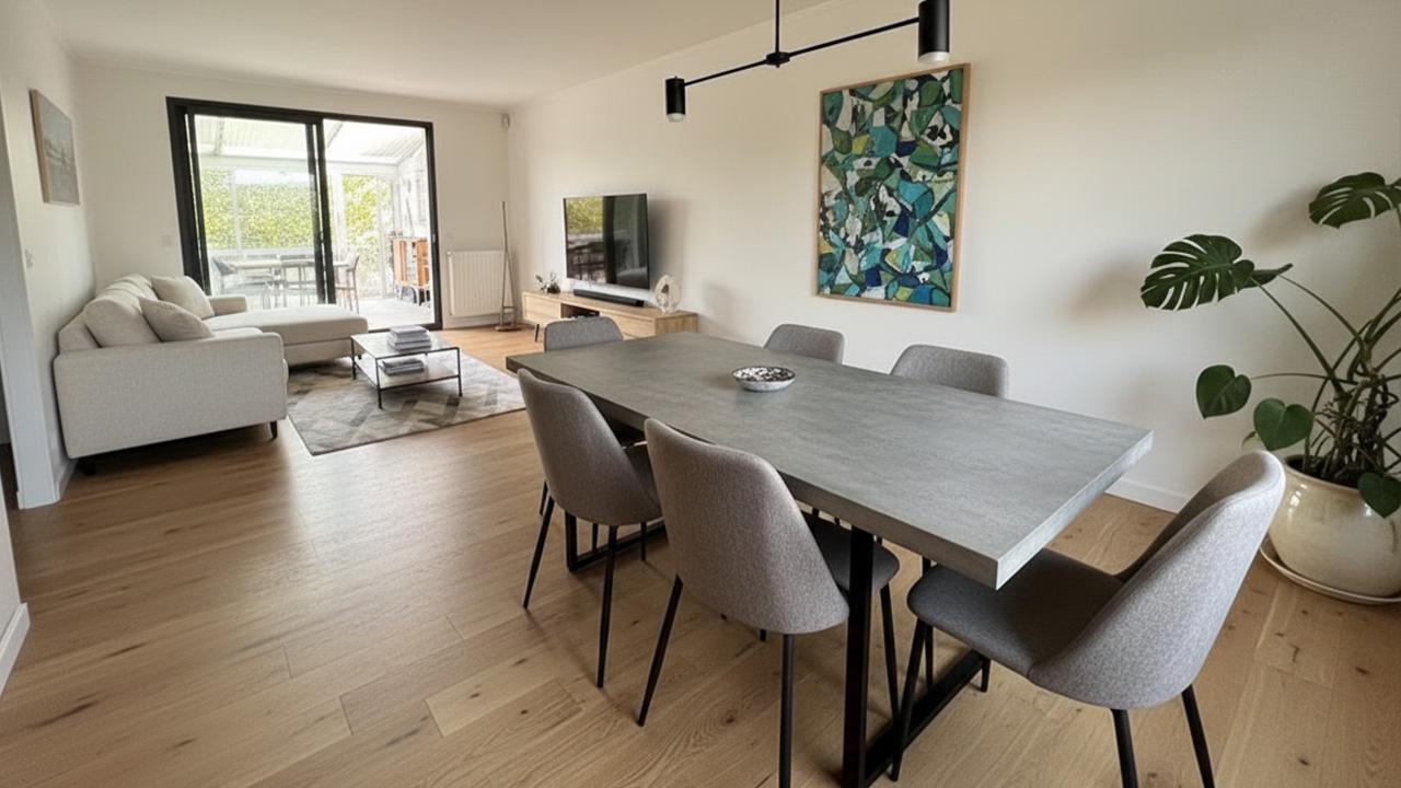 Salon après homestaging IA